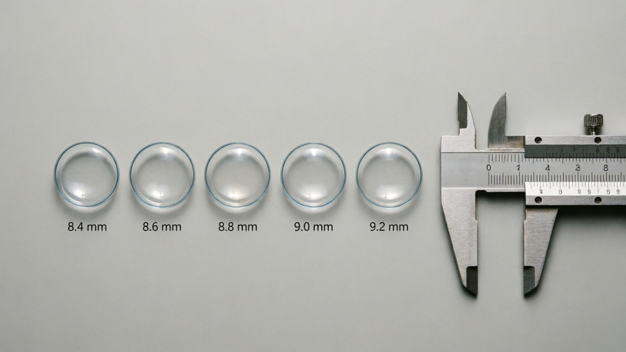 Contact Lens Diameter Guide: How Size Affects Look and Comfort ...