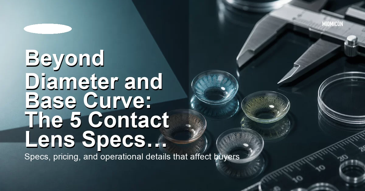 Beyond Diameter and Base Curve: The 5 Contact Lens Specs That Actually Drive Customer Retention