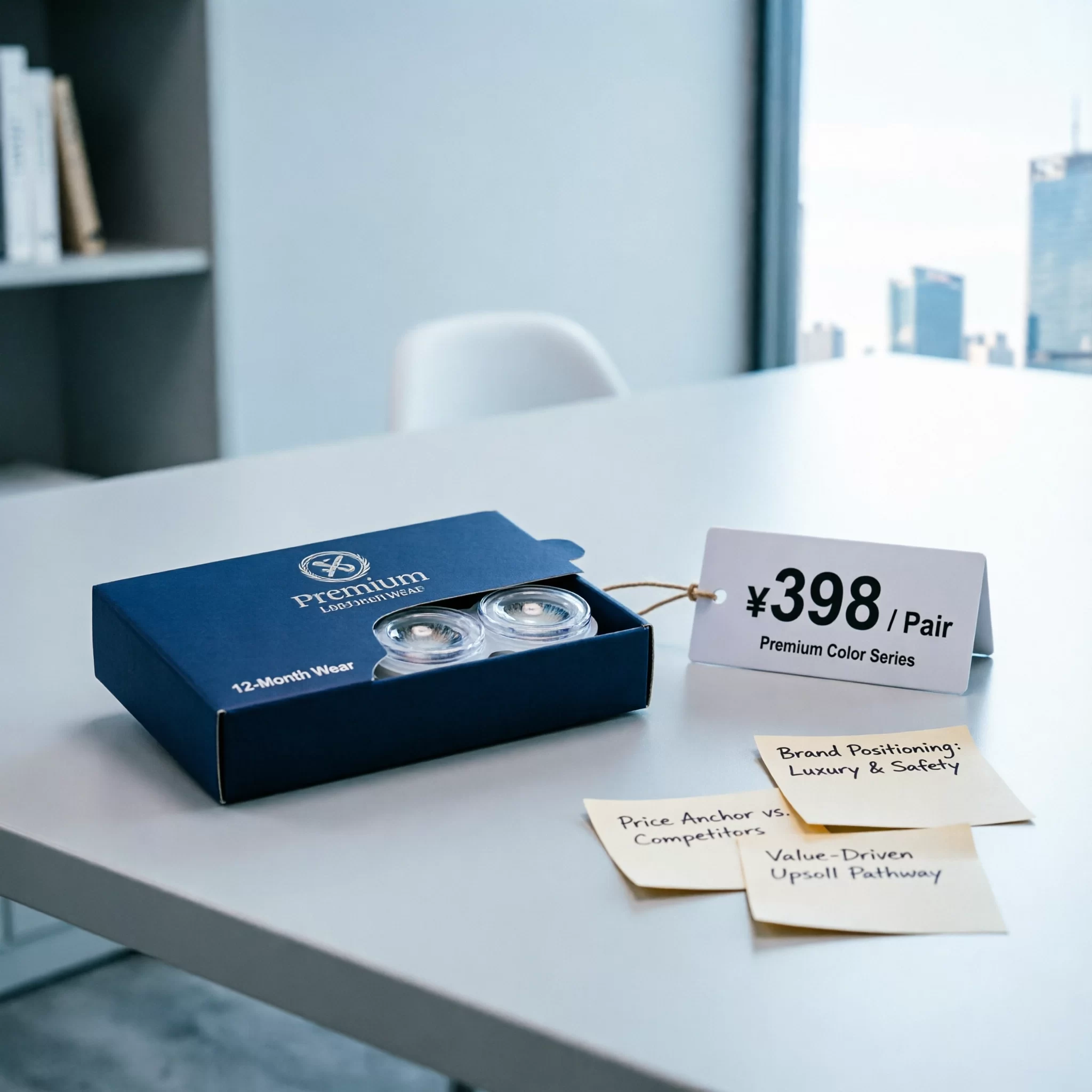 colored contact lens brand price strategy