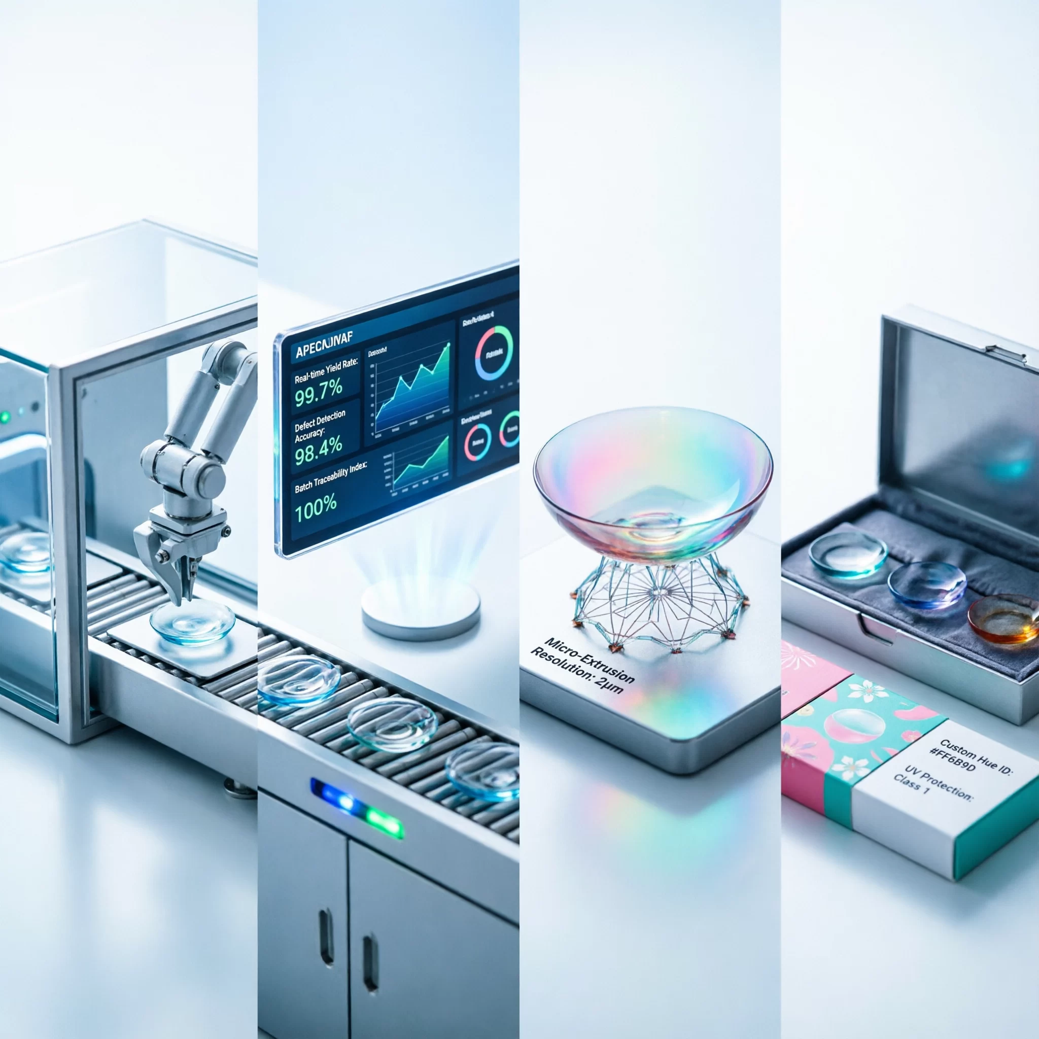 colored contact lens manufacturing future