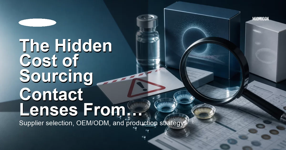 The Hidden Cost of Sourcing Contact Lenses From Alibaba (And When It’s Time to Switch to a Real Manufacturer)
