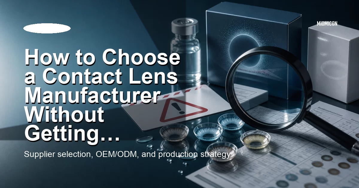 How to Choose a Contact Lens Manufacturer Without Getting Burned: A Real-World Guide for Brand Owners
