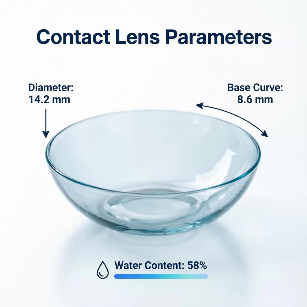 contact lens parameters guide