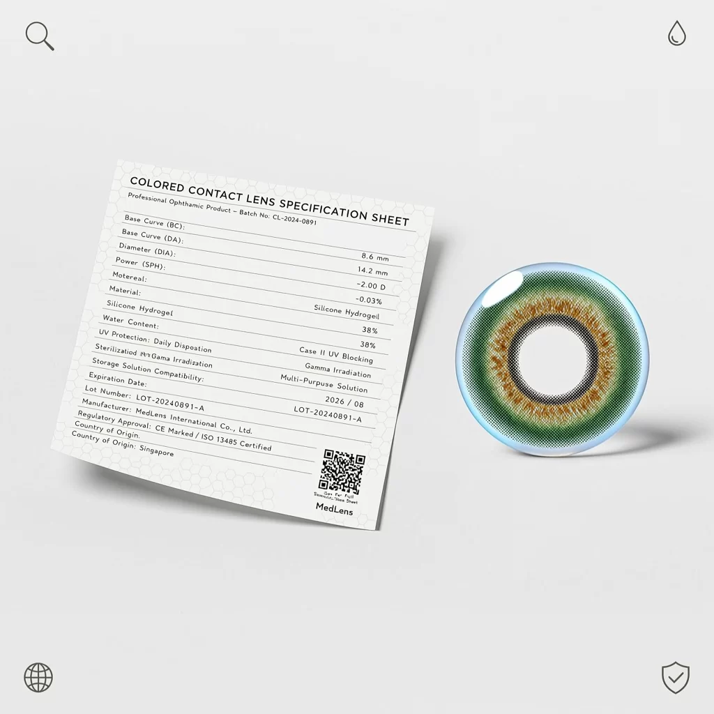 contact lens spec guide 2026